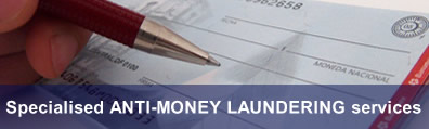 Specialised ANTI-MONEY LAUNDERING services